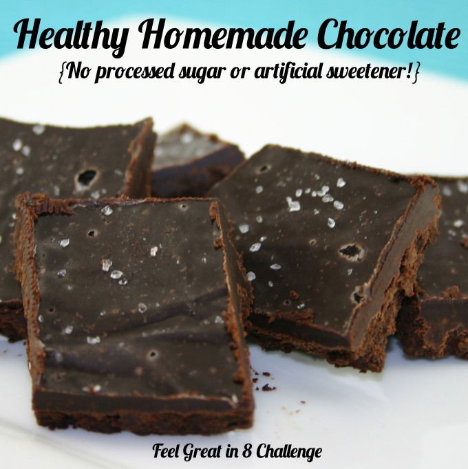 Healthy Homemade Chocolate | Feel Great in 8