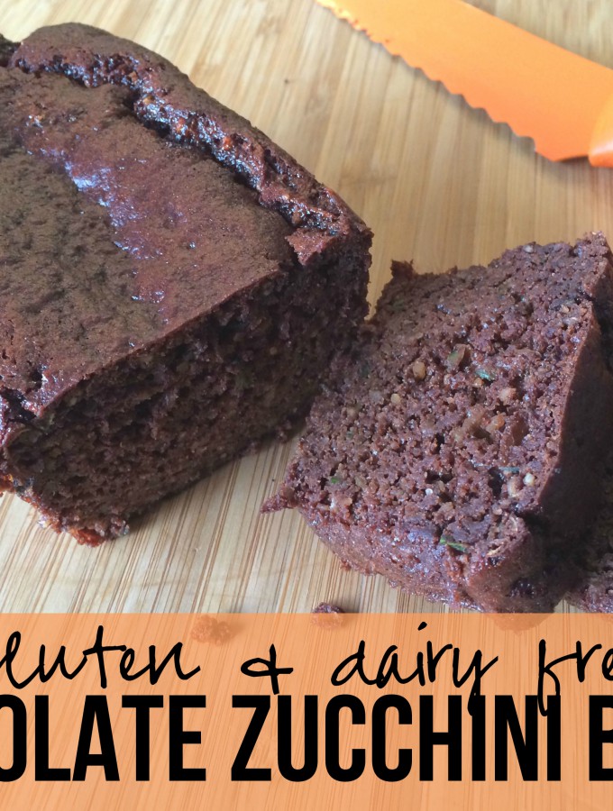 You'd never guess this delicious Chocolate Zucchini Bread is gluten-free, dairy-free and Paleo! It's the perfect high-protein substitute for regular bread! Feel Great in 8 #paleo #glutenfree #dairyfree
