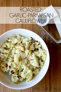 Roasted Garlic-Parmesan Cauliflower