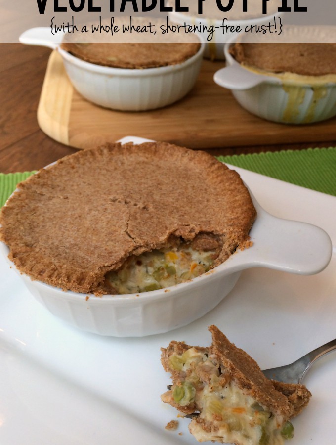 This Vegetable Pot Pie is pure comfort food, but made with healthy real food ingredients, extra veggies, and a whole wheat shortening-free pie crust! Feel Great in 8 #healthyrecipes #comfortfood