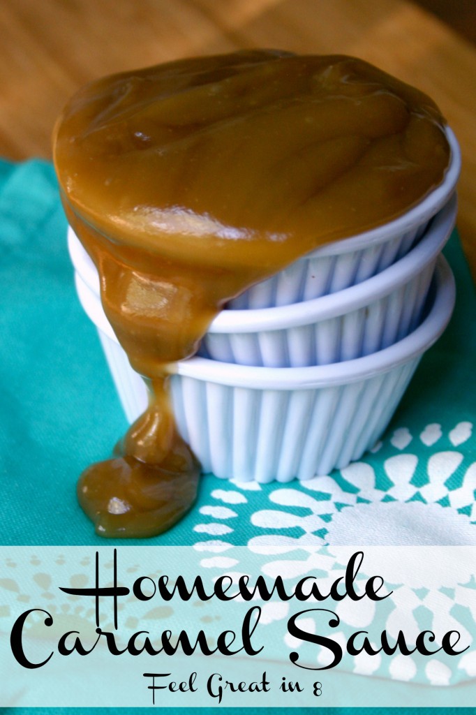 No one will ever believe that this Homemade Caramel Sauce is sugar-free and dairy-free! YUM!! #dessert #healthy #paleo #sugarfree #dairyfree 