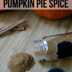 It only takes a few minutes to make your own Homemade Pumpkin Pie Spice for all your favorite pumpkin recipes! #homemade #spice #pumpkin