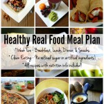 Healthy Real Food Meal Plan - One week of breakfast, lunch, dinner, & snacks! All clean eating, healthy real food recipes and nutrition info included! No refined sugar or artificial ingredients! | Feel Great in 8 - Healthy Real Food Recipes