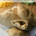 Whole Grain Chicken Broccoli Cheddar Pockets - Your family will love this healthy, quick, and easy recipe. Perfect for lunch or dinner! | Feel Great in 8 - Healthy Real Food Recipes