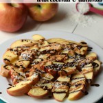 You won't believe these quick & easy Dark Chocolate Peanut Butter Apples are a healthy snack or dessert! | Feel Great in 8 - Healthy Real Food Recipes
