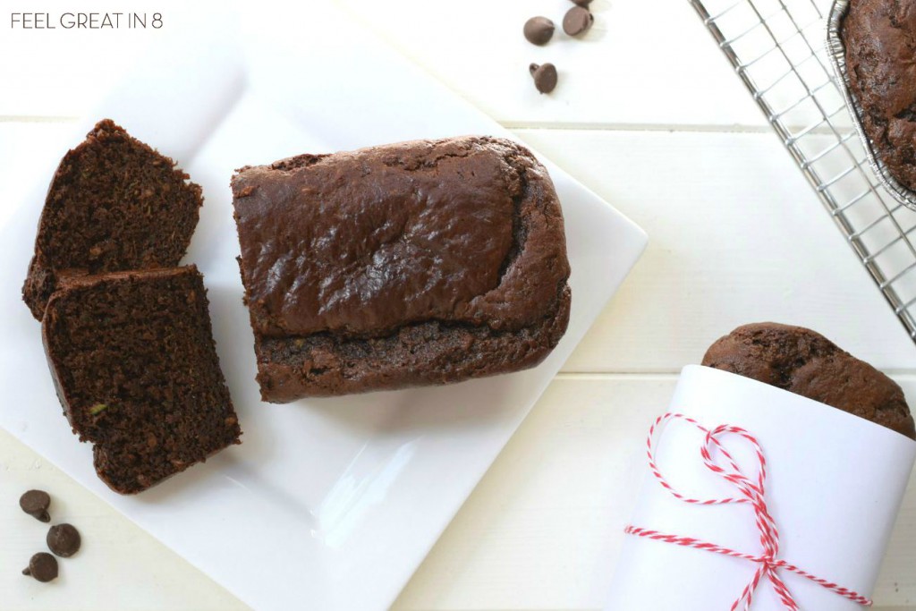 Chocolate Zucchini Bread | Feel Great in 8 - Healthy Real Food Recipes