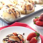 Chocolate Covered Strawberry Sweet Rolls - All the flavor of a chocolate covered strawberry in easy to make sweet rolls!