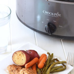 Slow Cooker Honey Garlic Chicken and Vegetables - The whole family will love this easy, healthy dinner!