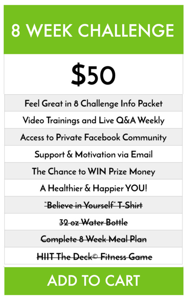 8 WEEK CHALLENGE - Feel Great in 8 Blog